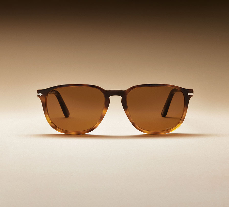 Gradient Brown Tortoise acetate with solid lenses