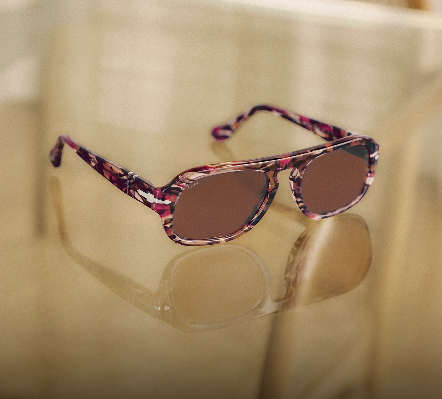 正規品 PERSOL ペルソール オーバル  デミブラウン メガネ F415 Persol メガネフレーム ブランド ペルソール ブラック 眼鏡 0PO