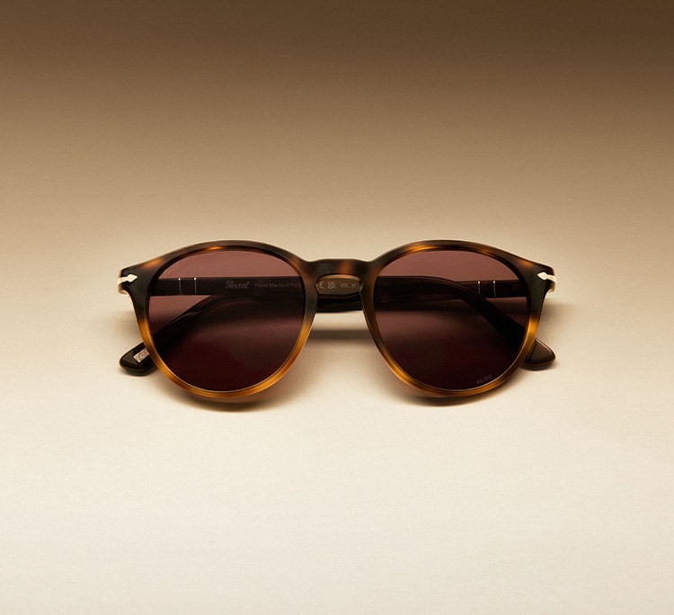 Gradient Brown Tortoise acetate with Violet lenses