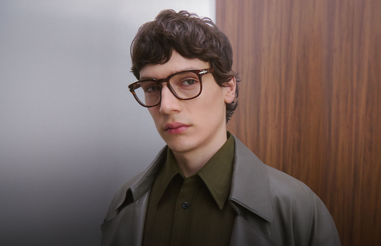 Persol Herrenbrille PO3339V – Havana/Demo Lens, 56 Mm, Mit Etui & Reinigungstuch